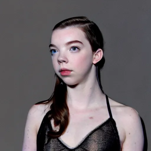 Image similar to anya taylor - joy as twitch streamer