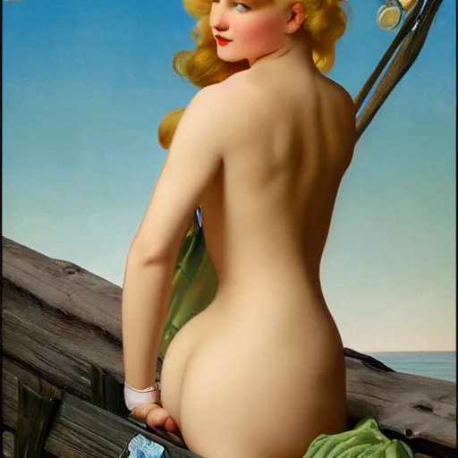 Image similar to photo of a young woman who has been blessed by God with every-increasing beauty, intelligence, and virtue, photoshoot, real life skin, sharp focus, blonde hair, elegant, by Gil Elvgren and Greg Rutkowski and Alphonse Mucha, 8K