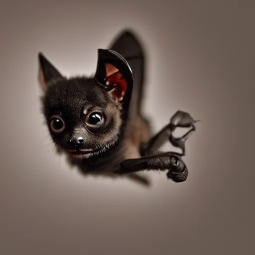 Prompt: anatomy of a bat kitten, sharp focus, 8k high quality, by leonardo davinci