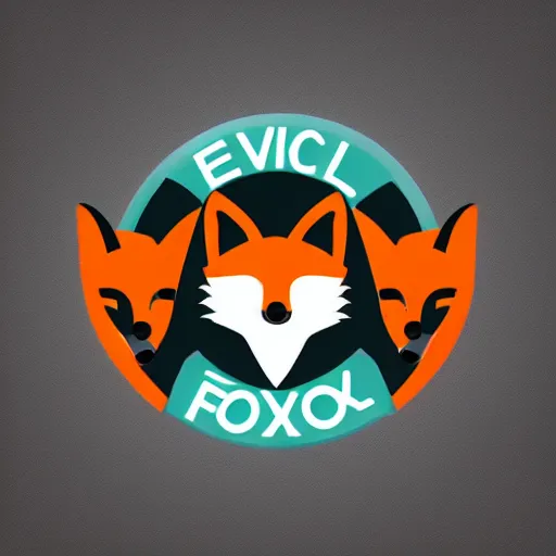 Image similar to logo for evil corporation that involves foxes