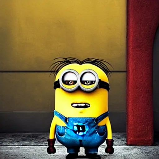 Image similar to the minions, fight club