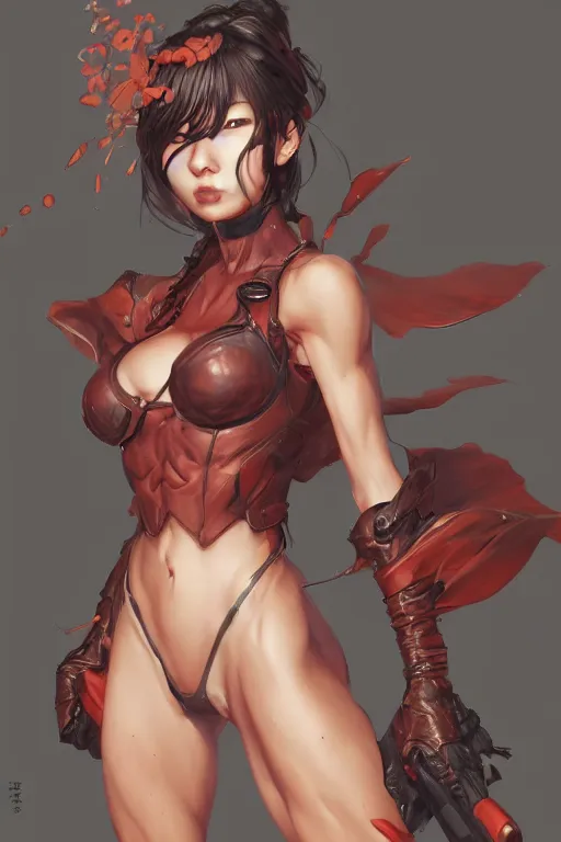 Image similar to a Hyung tae Kim concept art of female character on a render by the artist Hyung tae Kim , Jiyun Chae, Joe Madureira, trending on Artstation Hyung tae Kim, artbook, Stanley Artgerm Lau, WLOP, Rossdraws