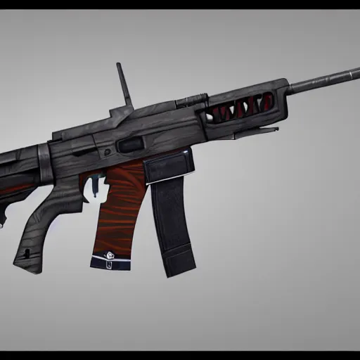 Image similar to Concept art of skin AWP in Counter-Strike Global Offensive, 3D rendering, unreal engine,