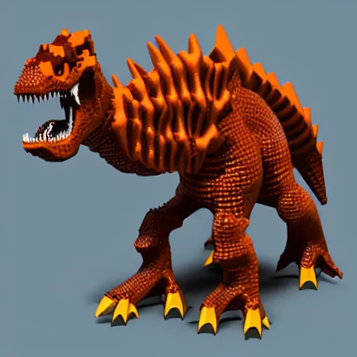 Image similar to Legoreaver dino