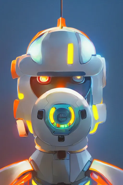 Image similar to metabots medabots medarotto medarot robot minimalist comics helmet mask neon cybereye, behance hd by jesper ejsing, by rhads, makoto shinkai and lois van baarle, ilya kuvshinov, rossdraws global illumination ray tracing hdr radiating a glowing aura