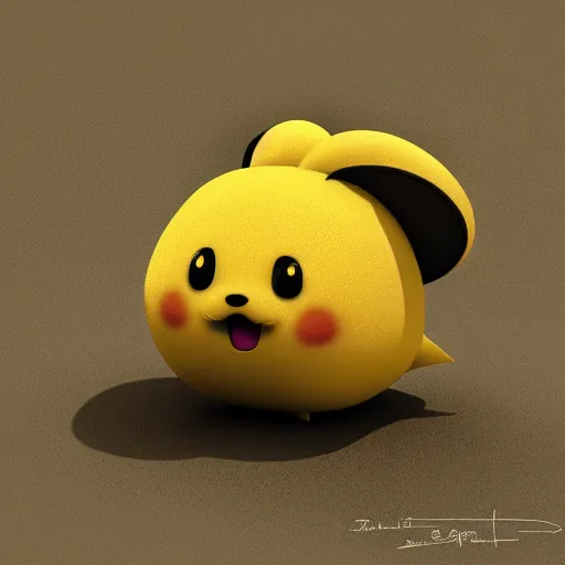 ArtStation - Surprised Pikachu Meme 3D Model