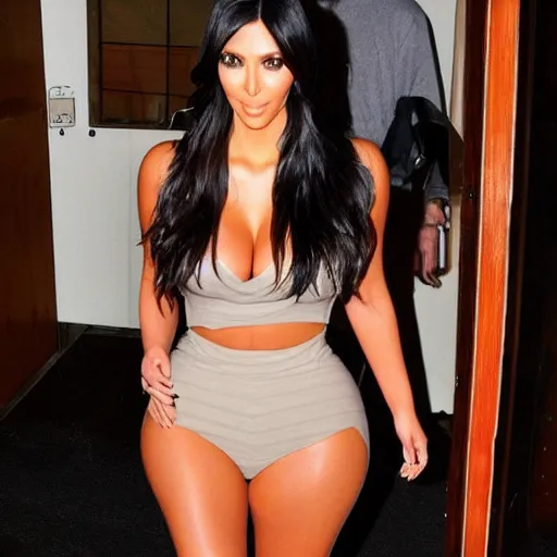 Prompt: kim kardashian secret photos