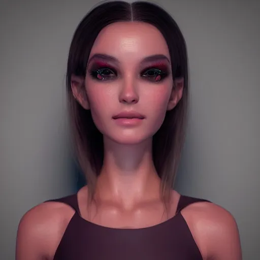 Prompt: “photo portrait the most beautiful alien girl in the world. I can’t believe how she’s beautiful. She is in gorgeous haut couture dresses. Unreal engine 5 ”