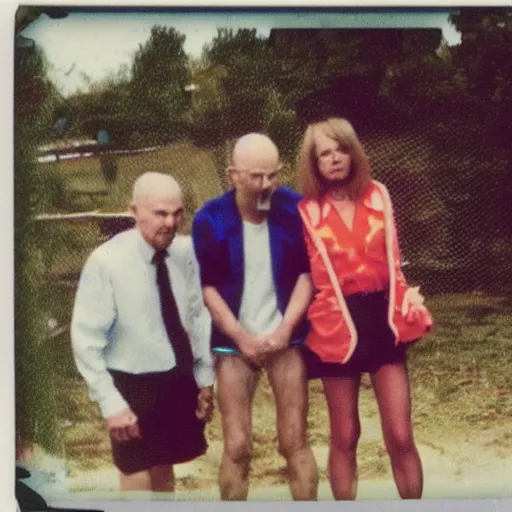 Image similar to found polaroid of bizarre trash humpers