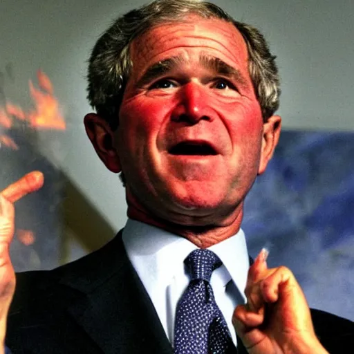 Image similar to george w bush in hell