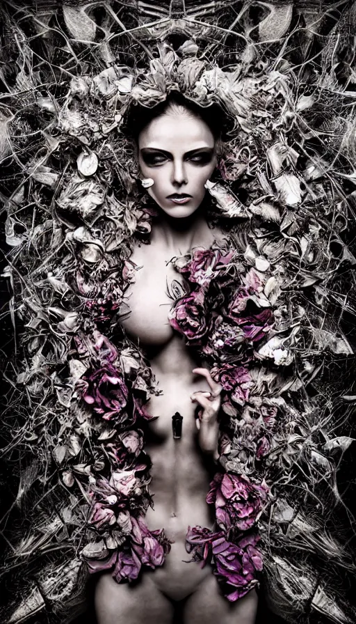 Image similar to techno artwork, by kirsty mitchell