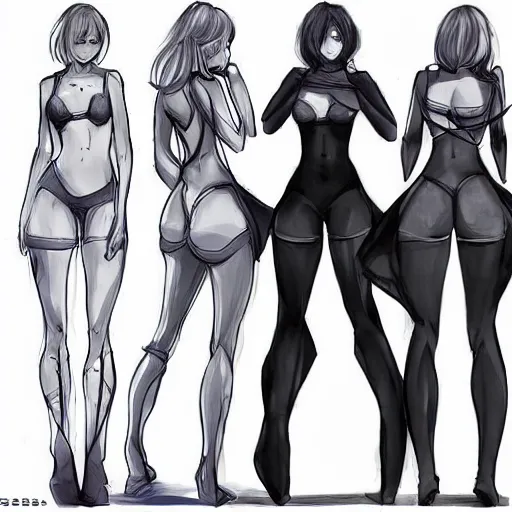 Image similar to expressive visual novel female character poses from the waist up, digital art, expressive, sketch, pen