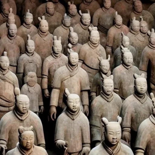 Prompt: Terracotta Warriors