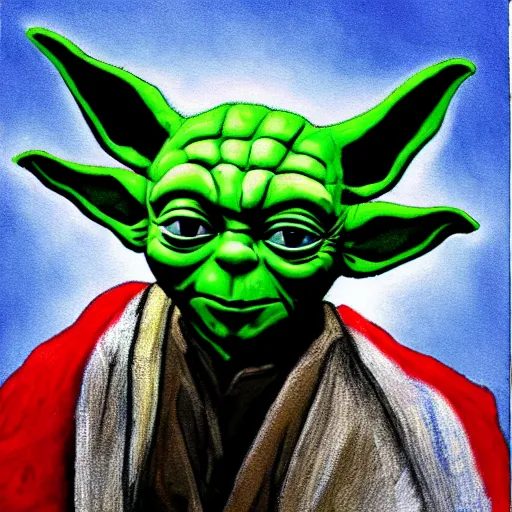 Image similar to portrait of yoda but he is an american rap singer from the 2 0 0 0's