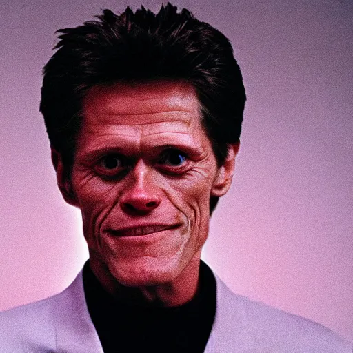 Image similar to willem dafoe in neon genesis evangelion