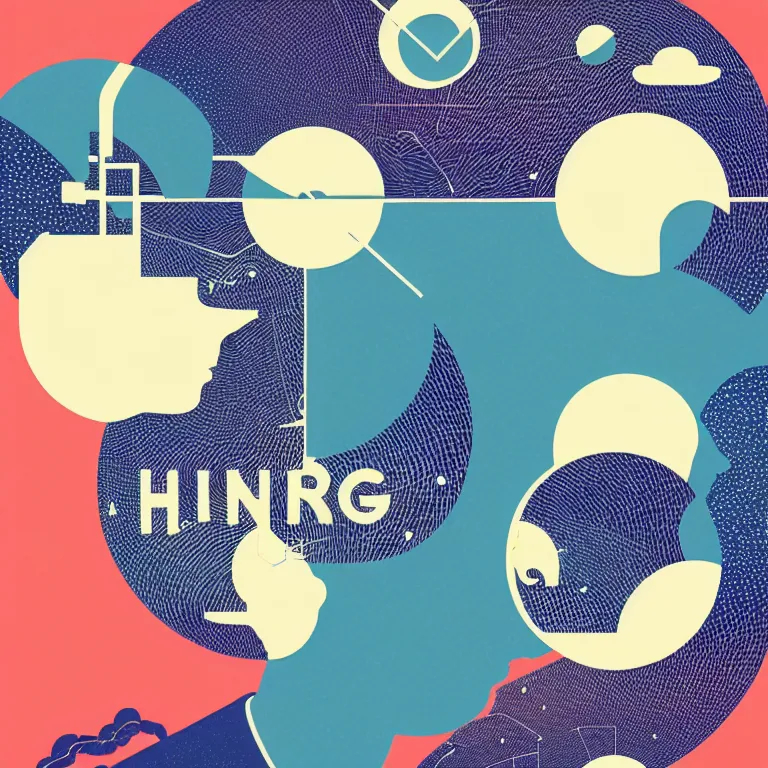 Prompt: attention filter, minimalist logo without text for a research lab that studies human cognition, by victo ngai, kilian eng and jake parker, 2 colors, limited palette, sticker art, vector art, award winning, minimalism, logopond, sticker art