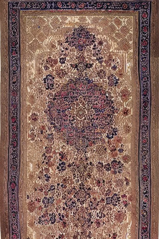Prompt: arabic carpet, beautiful design
