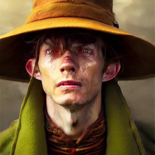 Prompt: epic portrait of snufkin, detailed, digital painting, artstation, concept art, donato giancola, joseph christian leyendecker, wlop, boris vallejo, breathtaking, high details, extremely detailed, sincere face, establishing shot, artistic, hyper realistic, beautiful face, octane render