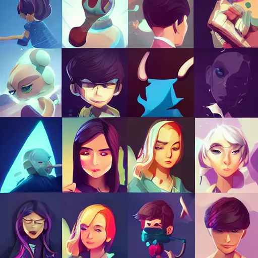 Image similar to skill magic stuff loot legends stylized digital illustration video game icon lois van baarle, ilya kuvshinov, rossdraws, artstation