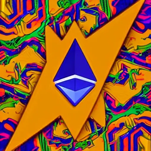 Image similar to ethereum cryptocurrency art