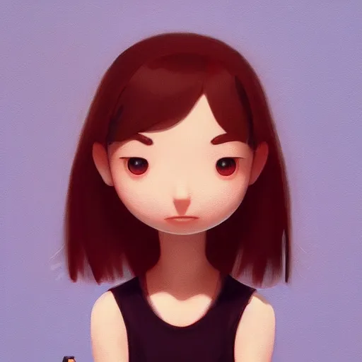 Image similar to goro fujita ilustration concept of cute girl, painting by goro fujita, sharp focus, highly detailed, artstation