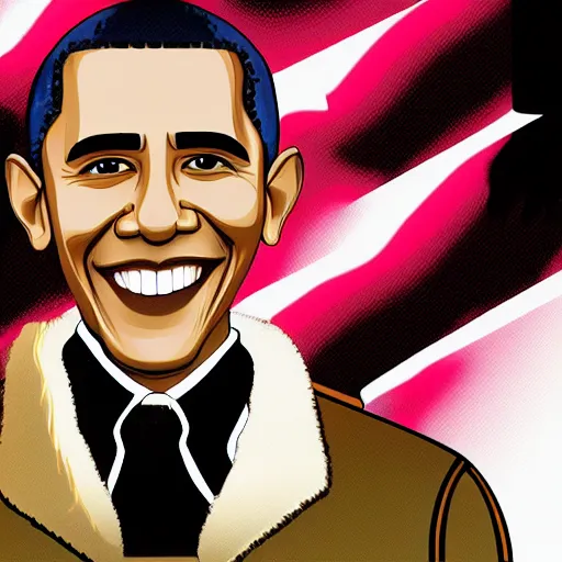 Image similar to barack obama as a reboot character