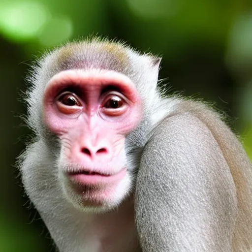 Image similar to a bald monkey