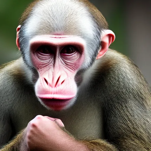 Image similar to angry monke putin