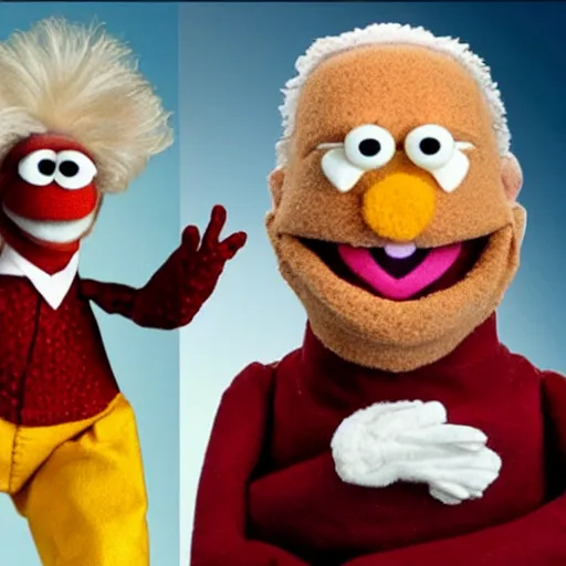 Image similar to joe biden as a muppet