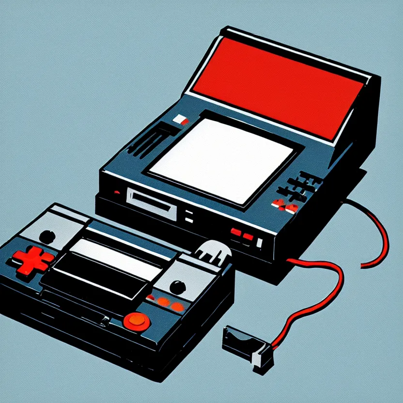 Image similar to a hyperrealistic clope up detailed photo of a floppy disk, retro, 8 0 s, vintage, game consoles