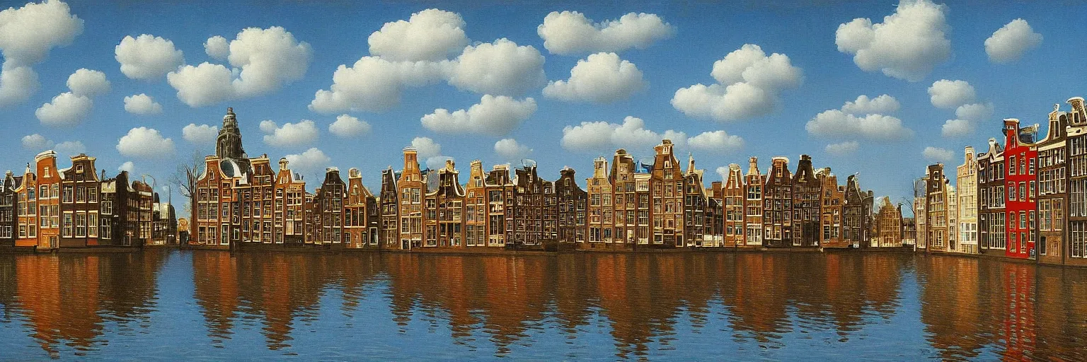 Image similar to amsterdam painting magritte