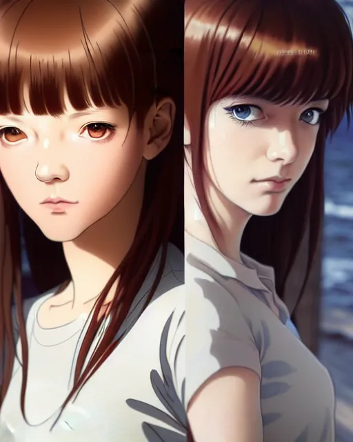 Image similar to portrait Anime as ennifer Morrison girl cute-fine-face, brown-red-hair pretty face, realistic shaded Perfect face, fine details. Anime. realistic shaded lighting by Ilya Kuvshinov katsuhiro otomo ghost-in-the-shell, magali villeneuve, artgerm, rutkowski, WLOP Jeremy Lipkin and Giuseppe Dangelico Pino and Michael Garmash and Rob Rey