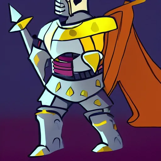 Image similar to a nobel knight by genndy tartakovsky