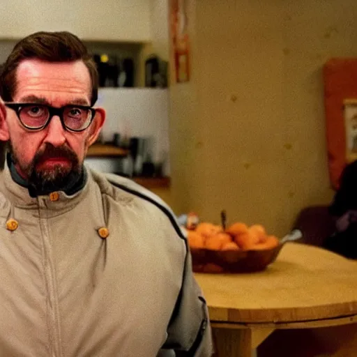 Image similar to gordon freeman as a jacket potato