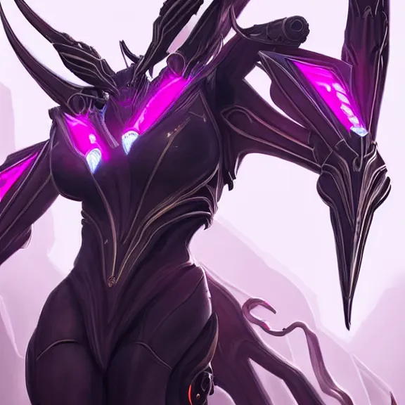 Image similar to highly detailed giantess shot exquisite warframe fanart, looking up at a giant beautiful majestic saryn prime female warframe, as a stunning anthropomorphic robot female dragon, looming over you, dancing elegantly over you, sleek bright white armor with glowing fuchsia accents, proportionally accurate, anatomically correct, sharp detailed robot dragon paws, two arms, two legs, camera close to the legs and feet, giantess shot, furry shot, upward shot, ground view shot, leg and hip shot, elegant shot, epic low shot, high quality, captura, realistic, sci fi, professional digital art, high end digital art, furry art, macro art, giantess art, anthro art, DeviantArt, artstation, Furaffinity, 3D realism, 8k HD octane render, epic lighting, depth of field