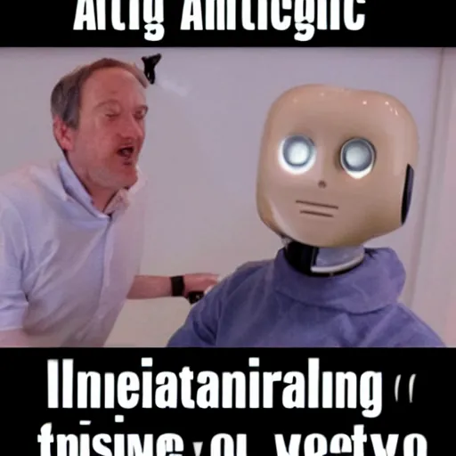 Prompt: meme about artificial intelligence