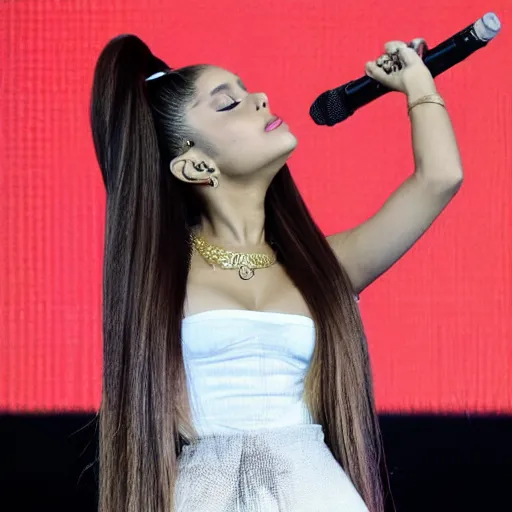 Prompt: Ariana Grande by Rama Samkari