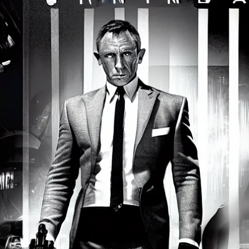 Image similar to james bond by zack snyder