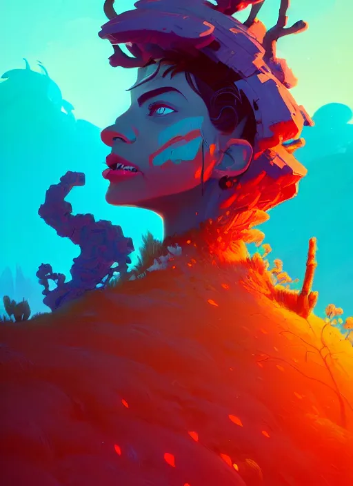 Prompt: naturepunk master of fire and wind crystals and trees, beautiful detailed realistic cinematic character concept fashion portrait, hi - fructose art magazine, by anton fadeev and paul lehr and david heskin and josan gonzalez, 8 k