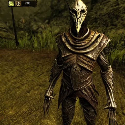 Image similar to miraak from skyrim as a playable character in wasteland 2