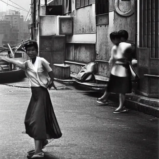 Image similar to 1 9 5 0 s hongkong, by fan ho,