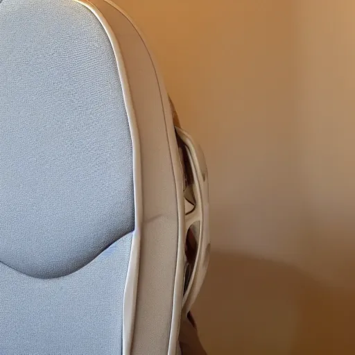 Image similar to chair with peaks sticking out of the seat