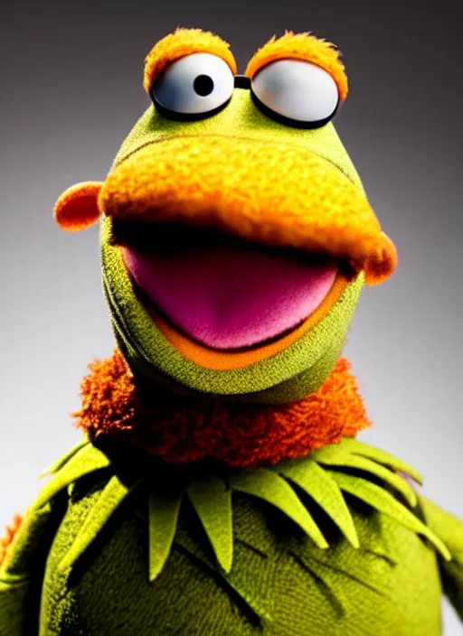 Prompt: studio portrait still of muppet!!!!! gordon freeman!!!!!! as a muppet muppet as a muppet, 8 k, studio lighting, key light,