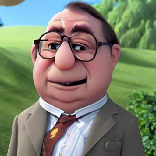 Prompt: hyperrealistic image of carl fredrickson from up