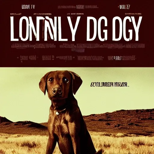 Prompt: the lonely dog by denis villeneuve