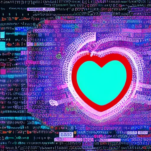 Image similar to heart of code