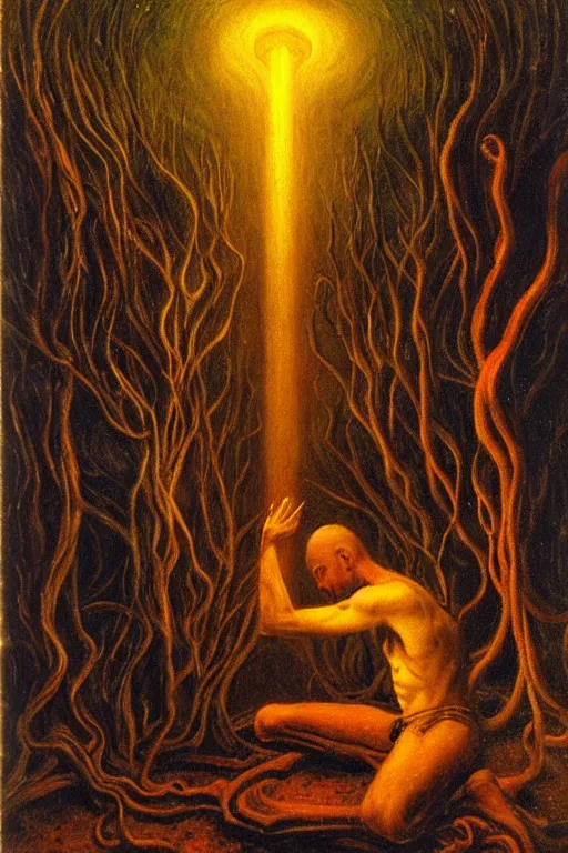 Image similar to The Ayahuasca Spirit, by Carl Gustav Carus