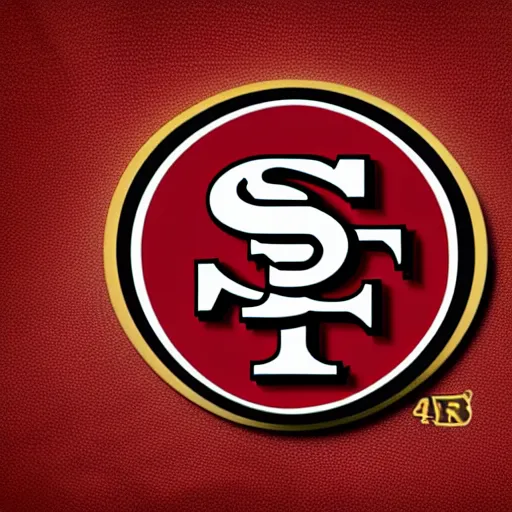 San Francisco 49ers logo redesign, ultradetailed, 4k