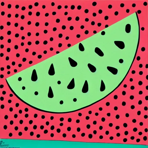 Image similar to watermelon slice, romero brito