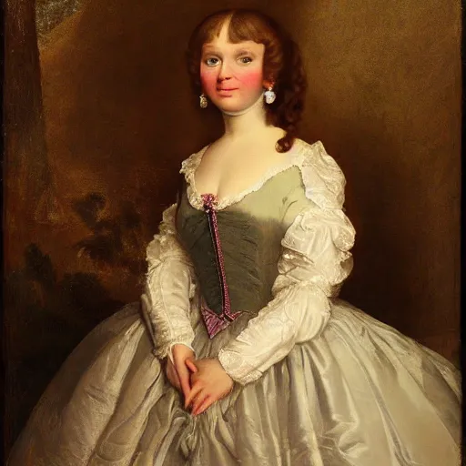 Prompt: portrait of an american princess